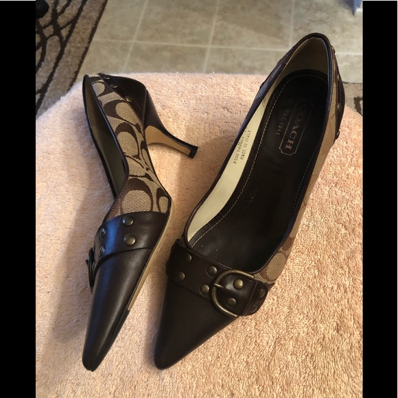 Coach Shoes - Coach buckle style pumps size 6